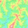 鲫鱼背地形图、海拔、地势