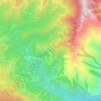 Tofo地形图、海拔、地势