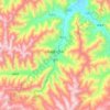 琼结县地形图、海拔、地势