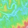 雁翅镇地形图、海拔、地势
