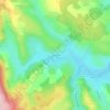 Granouillac地形图、海拔、地势