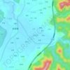 安靖村地形图、海拔、地势