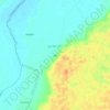 西奈地形图、海拔、地势
