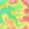Pouzol Vieux地形图、海拔、地势
