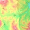 将军庙地形图、海拔、地势