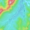 杨山村地形图、海拔、地势