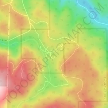 Camp Wilkerson地形图、海拔、地势