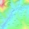 Bagiyanda地形图、海拔、地势