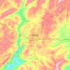 黄泥塘镇地形图、海拔、地势