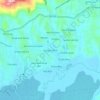 Campo Bom地形图、海拔、地势