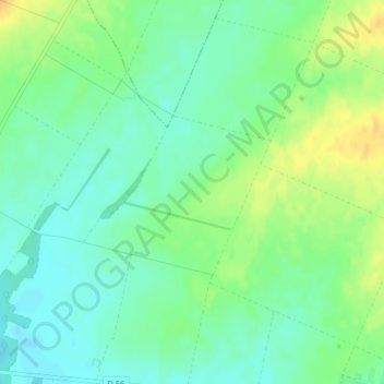 Le Haut de Chatillon地形图、海拔、地势
