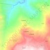 主鲁地形图、海拔、地势