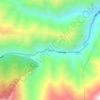 福羌地形图、海拔、地势