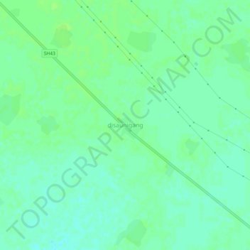 disaunigang地形图、海拔、地势