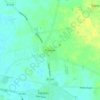 Preston地形图、海拔、地势