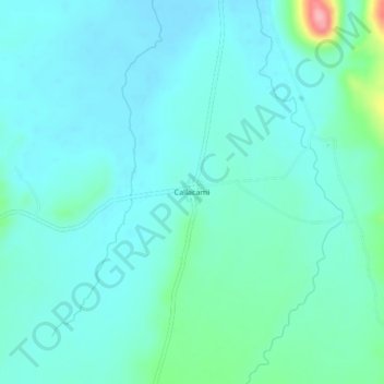 Callacami地形图、海拔、地势