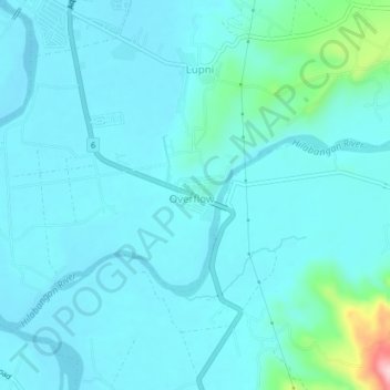 Hilamonan地形图、海拔、地势