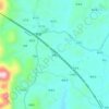 纳累屯地形图、海拔、地势