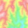 老黄权山地形图、海拔、地势