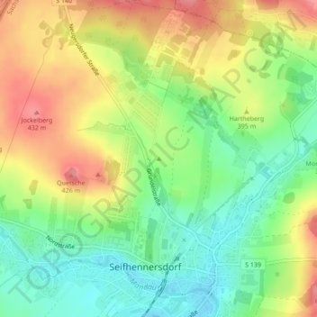 Stachelberg地形图、海拔、地势