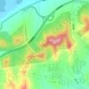 大花山地形图、海拔、地势