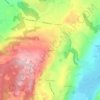 Haut-Biol地形图、海拔、地势