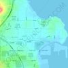 八角村地形图、海拔、地势