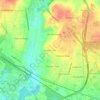 Brandon Hills地形图、海拔、地势