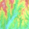 Happy Valley地形图、海拔、地势