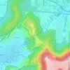 Hawks Ridge地形图、海拔、地势