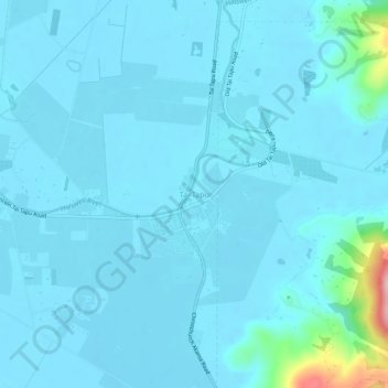 Tai Tapu地形图、海拔、地势