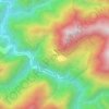 司馬庫斯地形图、海拔、地势