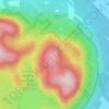 La Quenouillère地形图、海拔、地势