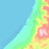 Legzira地形图、海拔、地势