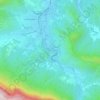La Forge地形图、海拔、地势