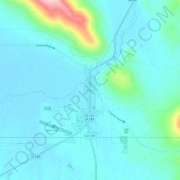 Adin地形图、海拔、地势