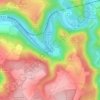 Lai地形图、海拔、地势