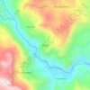 Huacan地形图、海拔、地势