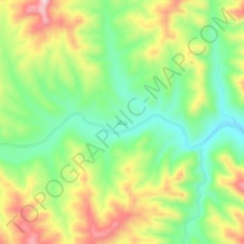 马山地形图、海拔、地势