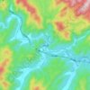 水吼镇地形图、海拔、地势