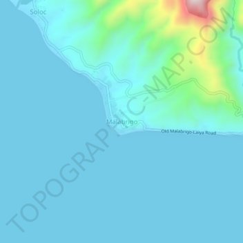 Malabrigo地形图、海拔、地势