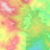 龟洋村地形图、海拔、地势