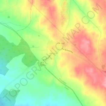 Alagoa地形图、海拔、地势