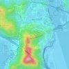 細山地形图、海拔、地势