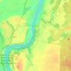 Горчаковщина地形图、海拔、地势