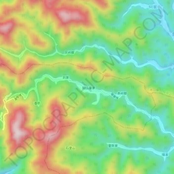瑶源地形图、海拔、地势