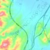 排山营地形图、海拔、地势