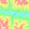 温泉乡地形图、海拔、地势