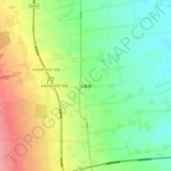 永昌镇地形图、海拔、地势