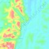 岐山地形图、海拔、地势